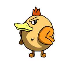 Ducker Chicken sticker #1194014