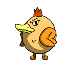 Ducker Chicken sticker #1194014