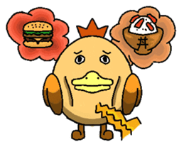 Ducker Chicken sticker #1194015