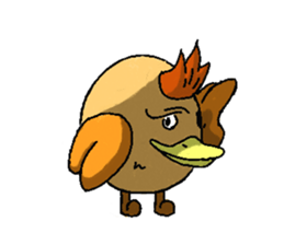 Ducker Chicken sticker #1194018
