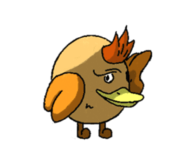Ducker Chicken sticker #1194018