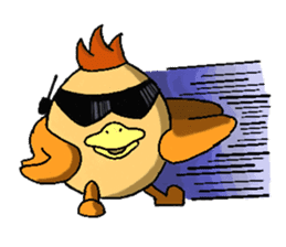 Ducker Chicken sticker #1194025