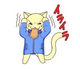 Jersey cat sticker #1194610