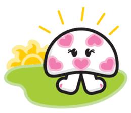 mi mu ru - mushroom fun sticker #1194711
