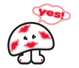 mi mu ru - mushroom fun sticker #1194721