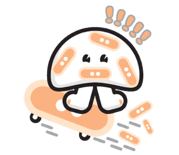 mi mu ru - mushroom fun sticker #1194727