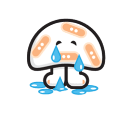mi mu ru - mushroom fun sticker #1194730