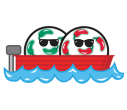 mi mu ru - mushroom fun sticker #1194745