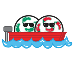 mi mu ru - mushroom fun sticker #1194745