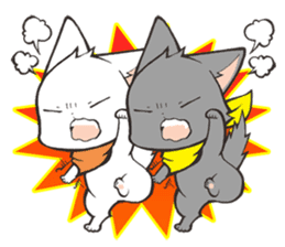 Twin kittens Zucku&Pocke sticker #1194791