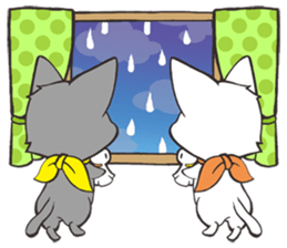 Twin kittens Zucku&Pocke sticker #1194812