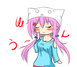 Daily of cat's ear sticker #1195027