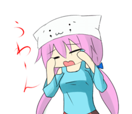 Daily of cat's ear sticker #1195054