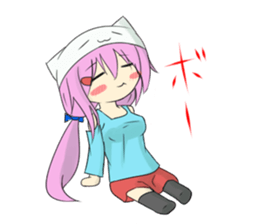 Daily of cat's ear sticker #1195061