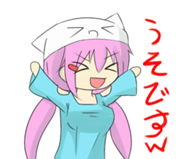 Daily of cat's ear sticker #1195062