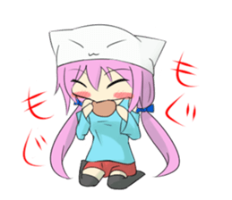 Daily of cat's ear sticker #1195064