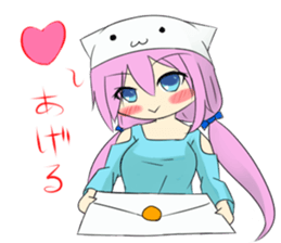 Daily of cat's ear sticker #1195065