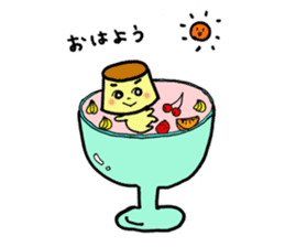 Lovely pudding sticker #1195747