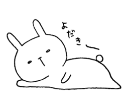 Miyazaki's White Rabbit sticker #1195866