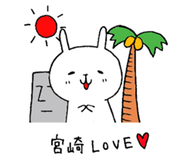 Miyazaki's White Rabbit sticker #1195901