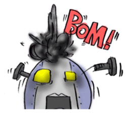 robot sticker #1196115