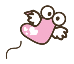 A green caterpillar & geometric patterns sticker #1196190