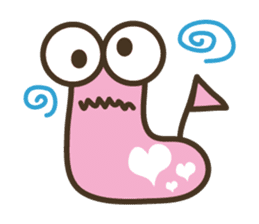 A green caterpillar & geometric patterns sticker #1196196