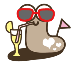 A green caterpillar & geometric patterns sticker #1196208