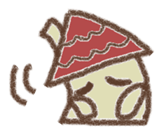 Small house in the forest sticker #1196254