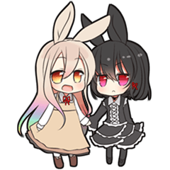 Rainbow Monochrome Rabbit By Hiro Rainbow Monochrome Rabbit By Hiro