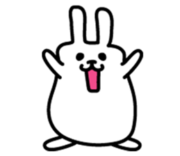 Rabbit We are a colorful sticker #1196546