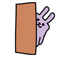 Rabbit We are a colorful sticker #1196554