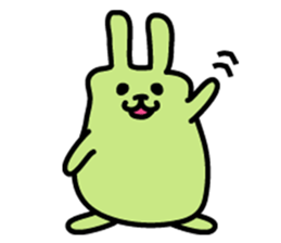 Rabbit We are a colorful sticker #1196555