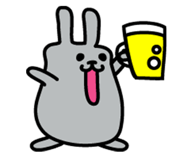 Rabbit We are a colorful sticker #1196561