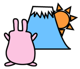 Rabbit We are a colorful sticker #1196583