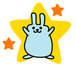 Rabbit We are a colorful sticker #1196584