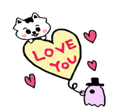 Bubu and Hally the Octopus sticker #1197164