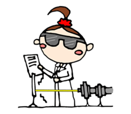 A Daily Life of an Astronomer, S. sticker #1197287