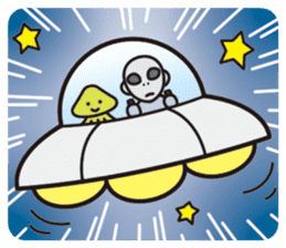 Two aliens sticker #1197450