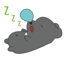 the bear ver black bear sticker #1197669