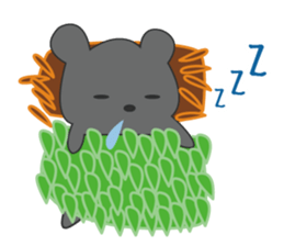 the bear ver black bear sticker #1197671