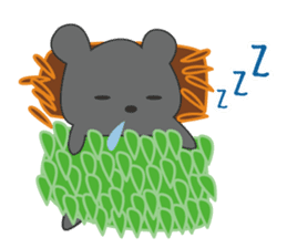 the bear ver black bear sticker #1197671