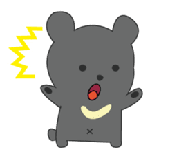 the bear ver black bear sticker #1197673