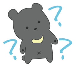 the bear ver black bear sticker #1197675