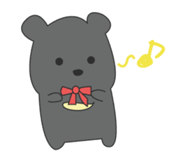 the bear ver black bear sticker #1197687