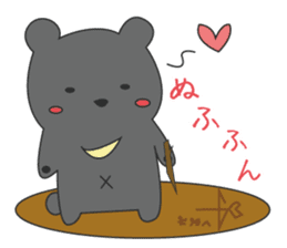 the bear ver black bear sticker #1197689