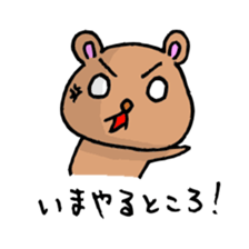 The Serious Bear sticker #1198381