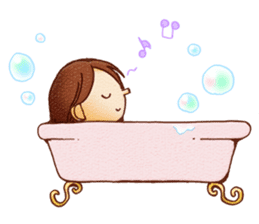 Hey grandpa and girl long nose sticker #1198446