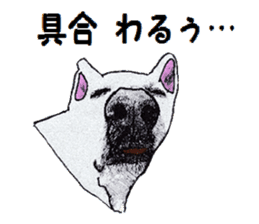 Alba of a White Shepherd and Friends (J) sticker #1198676