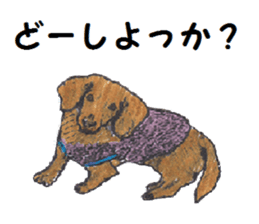 Alba of a White Shepherd and Friends (J) sticker #1198686